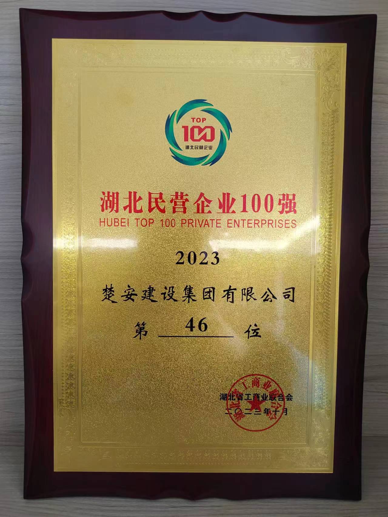 2023湖北民营企业100强